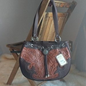 Genuine Leather Western Purse